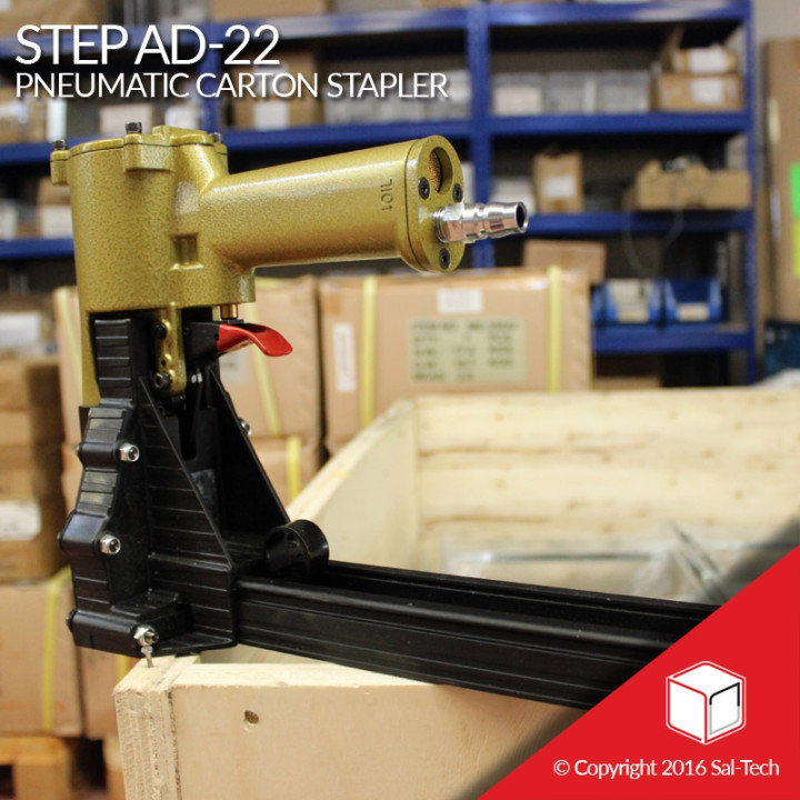 STEP AD22 Pneumatic Bottom Cardboard Stapler